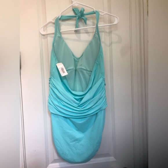 NWT Bleu Rod Beattie Urban Goddess Halter One Piece Swimsuit in Belize - Picture 4 of 4